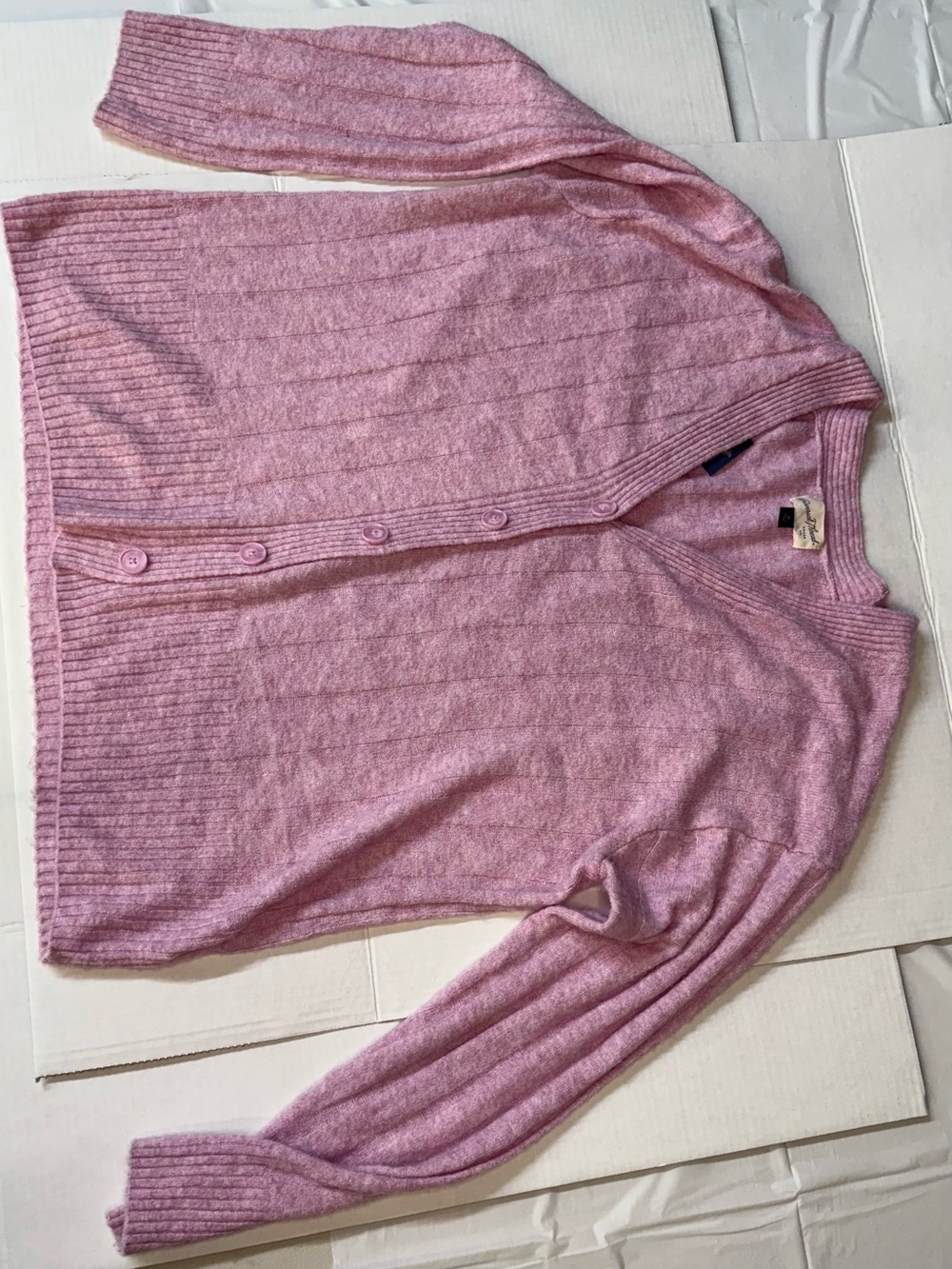 Universal Thread Pink V-Neck Button-Up Cardigan - Picture 4 of 6